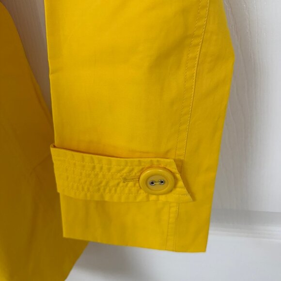 Yellow Talbots Petites Trench Coat with belt - Picture 7 of 7